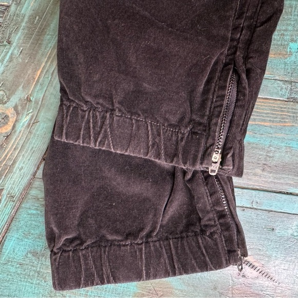 Sanctuary Grey Corduroy Cargo Jogger Pants Ankle Zipper Size Medium - Picture 4 of 11